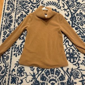 Dudley Stephens Greenpoint Turtleneck in Vello Fleece- Camel